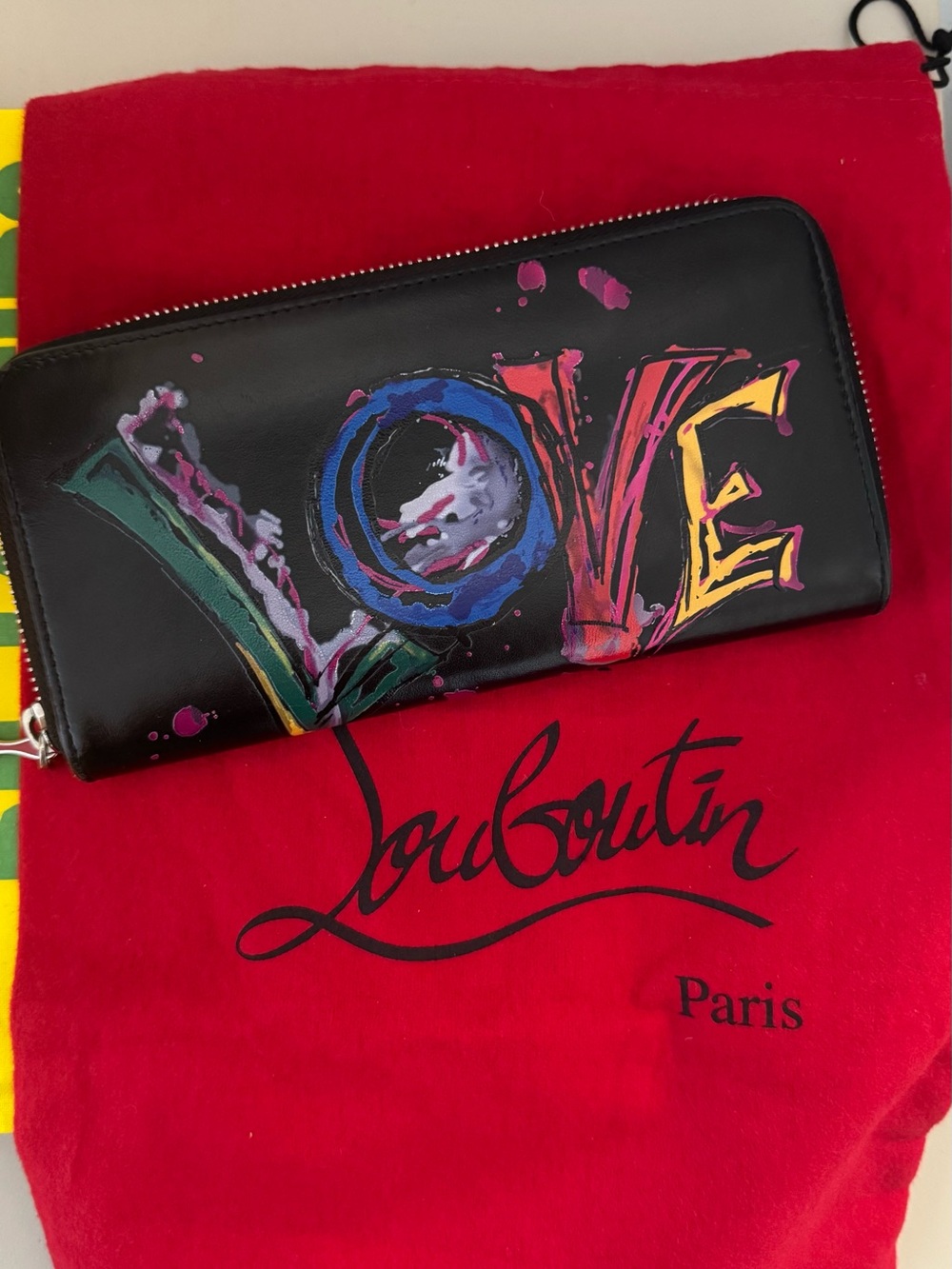 Christian Louboutin Panettone Loubitag “LOVE” wallet